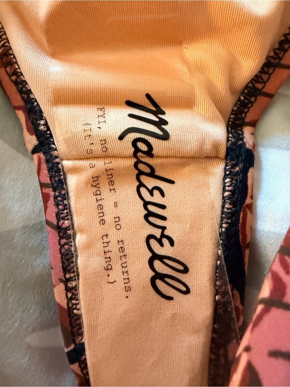Madewell Bikini Set Second Wave Balconette Shell Print Womens XXL NWT - Picture 6 of 12